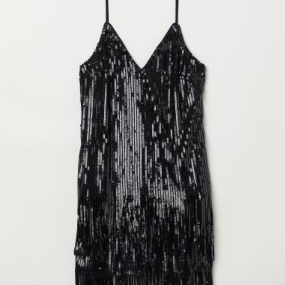 H&M SEQUINED DRESS